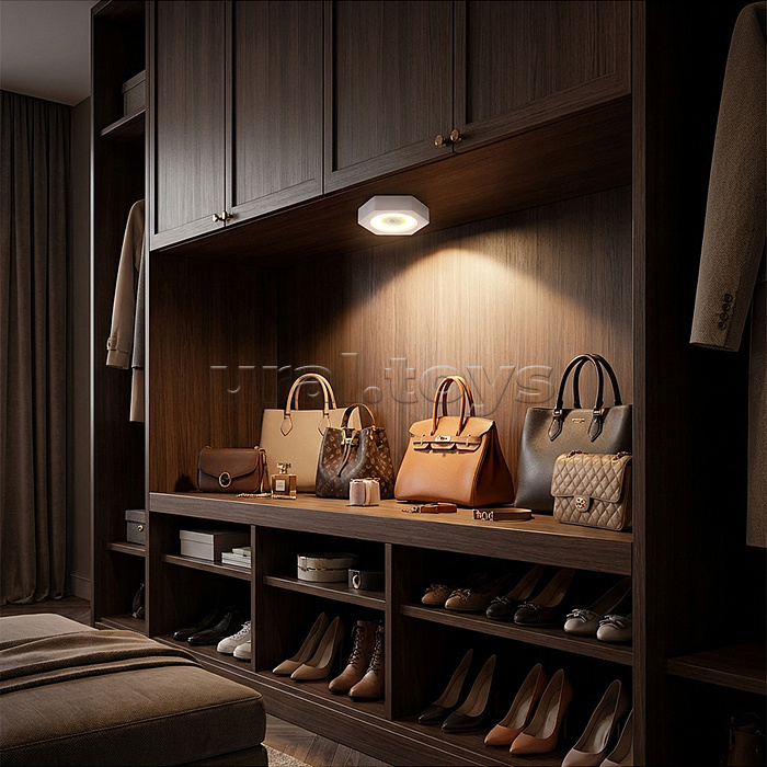 Ночник "Круглый свет" на листе