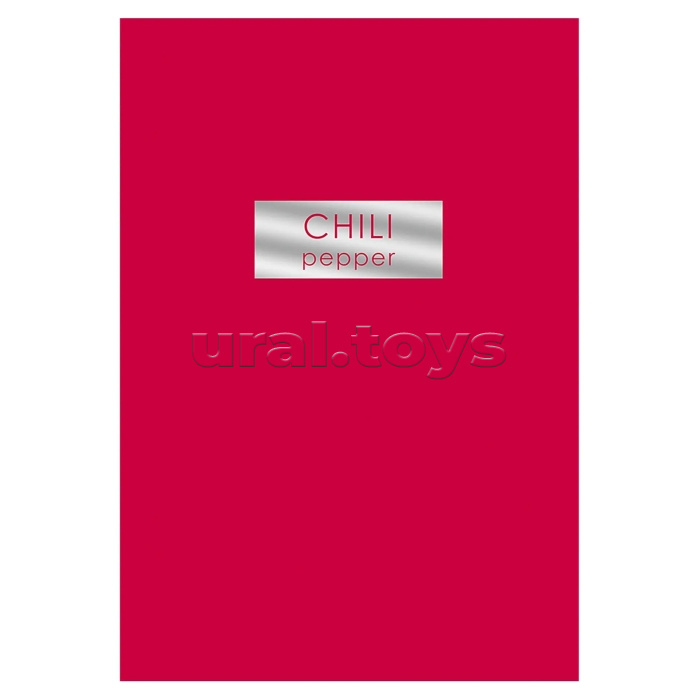 Тетрадь 48л. клетка "Chili Pepper" скрепка. Обл.: мел.картон пантон. печ, ламинация soft touch,