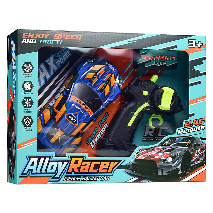 Машина "Молния-1"  р/у, 27 MHz. в коробке