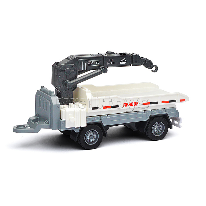 Машина "Погрузчик" с прицепом (свет, звук) в коробке