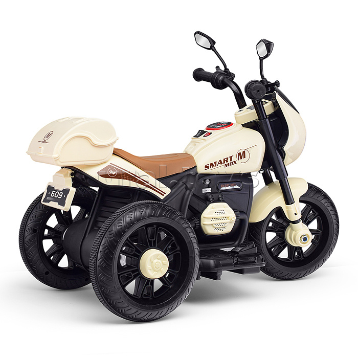 Мотоцикл U014097Y трехколесный (бежевый)
