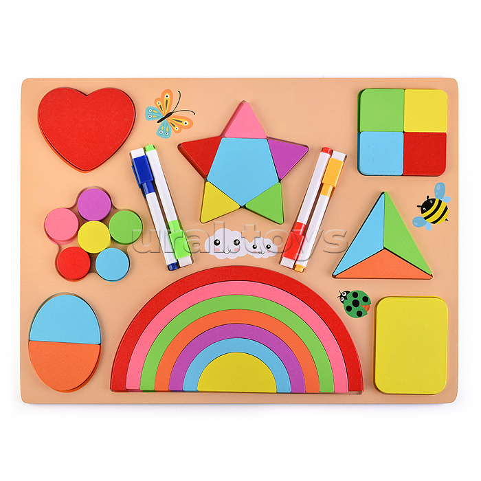 Пазл-вкладыш "Яркая картинка"