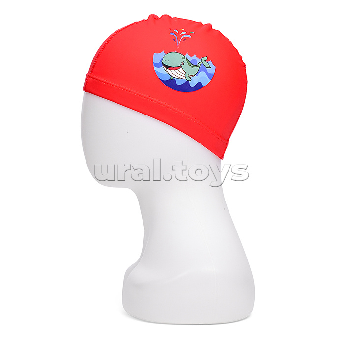 Шапочка для плавания с рисунком, в ассортименте, в пакете