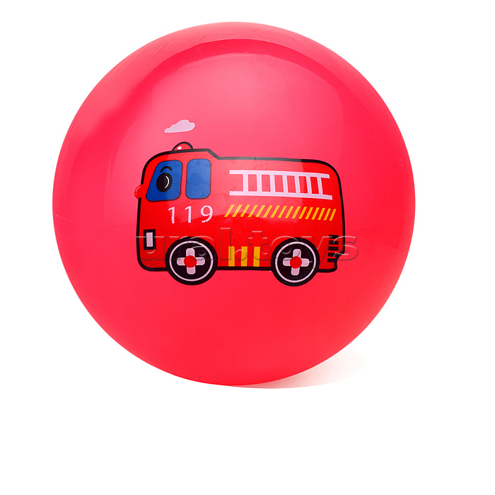 Мяч надувной PVC "Важный транспорт" 22,5 см., 60 гр. (цвет микс)