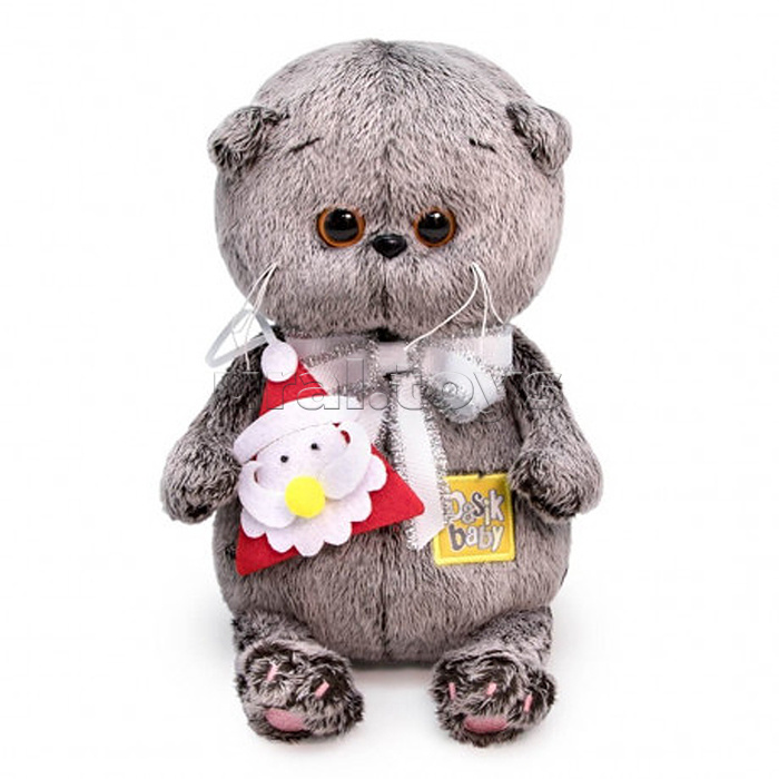Кот Басик BABY с игрушкой Дед Мороз Кот Басик BABY с игрушкой Дед Мороз