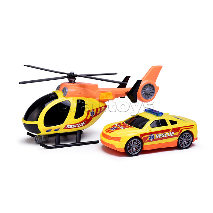 Машина "Автовоз-спасатель" (свет, звук) в коробке