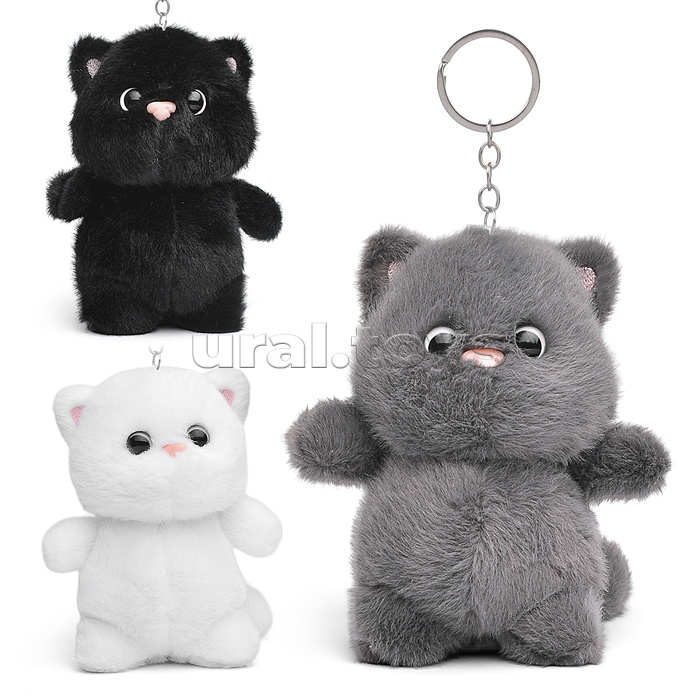 Мягкая игрушка-брелок "Кот Мурзик" 16см