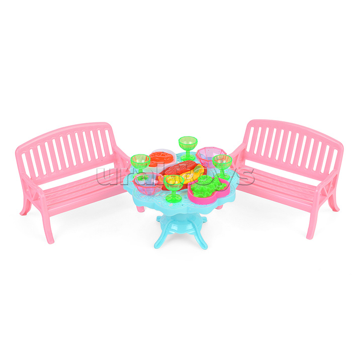 Набор мебели "Пикник" (15 предметов) под колпаком