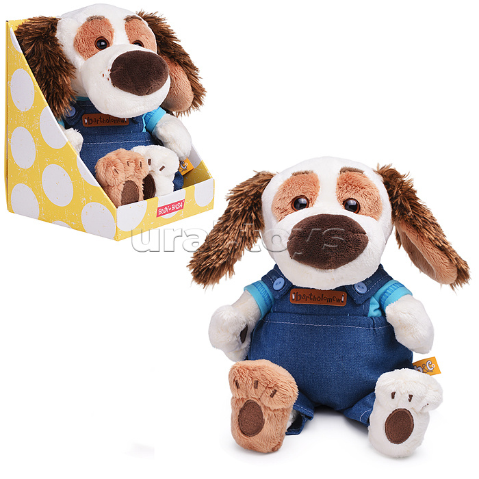 Собака Бартоломей baby в комбинезоне "Деним"