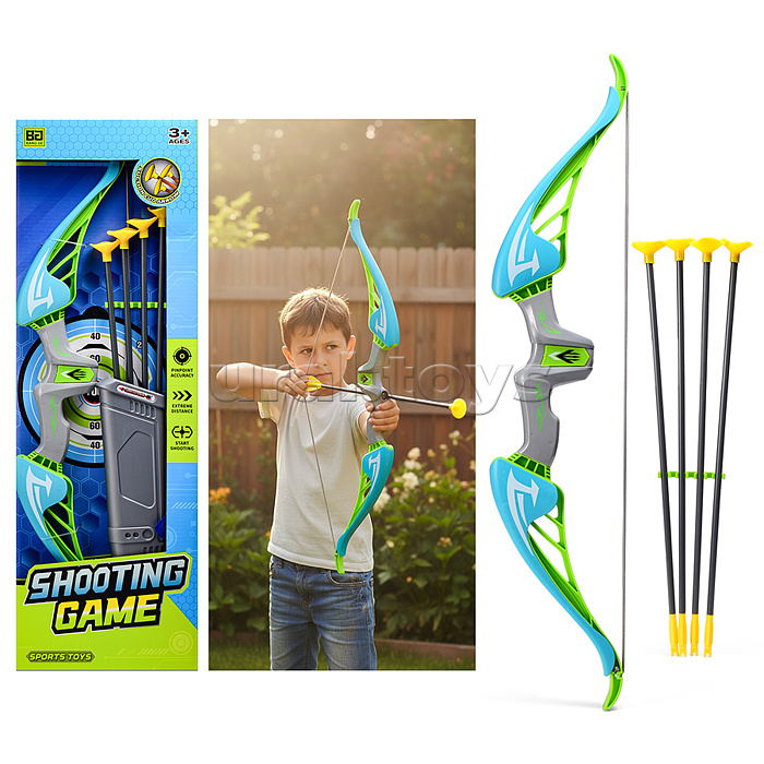 Набор лук "Весёлый лучник" в коробке