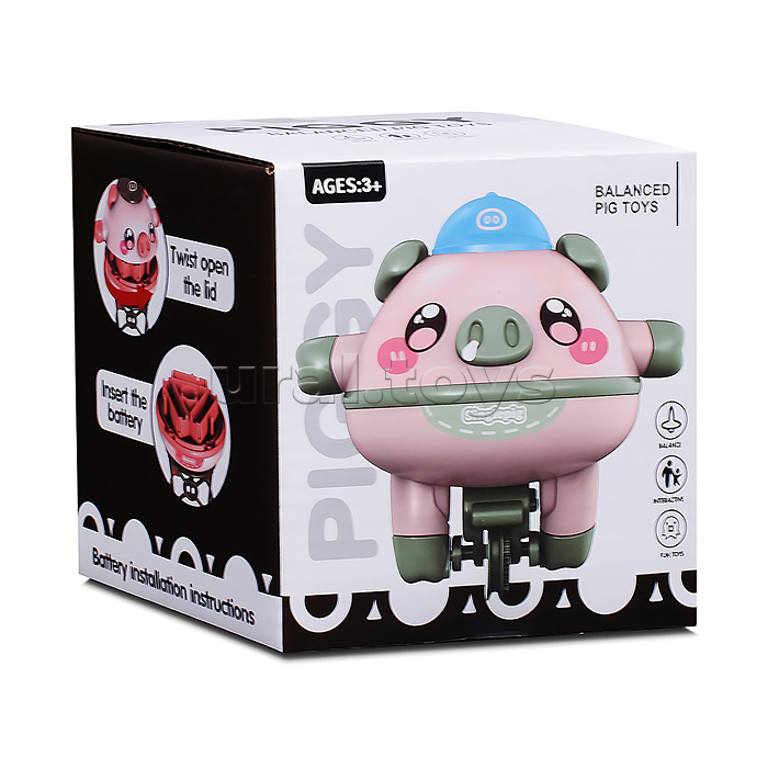 Интерактивная игрушка "Поросенок" в коробк