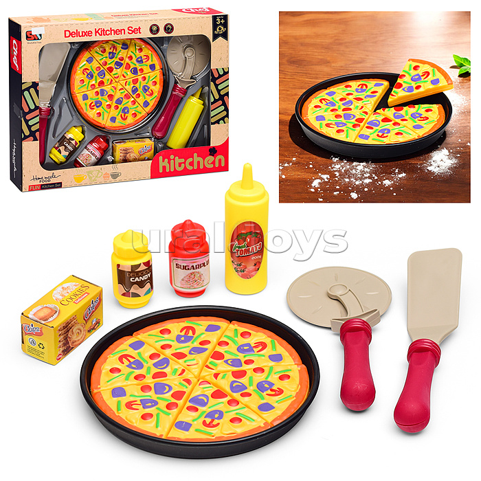 Пицца игрушечная "Готовь и играй" в коробке