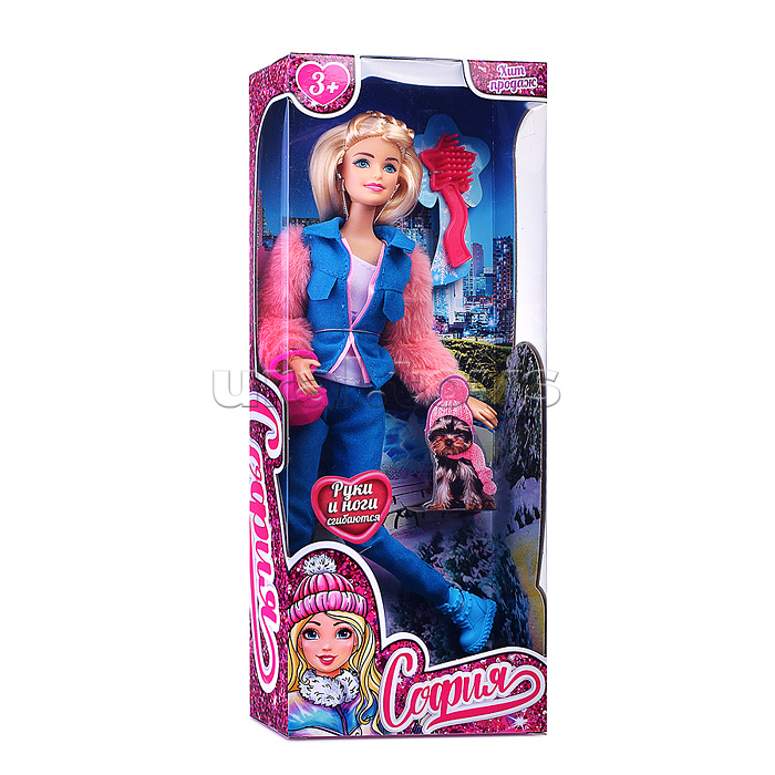 Кукла София 29 см (руки и ноги сгиб.) в коробке