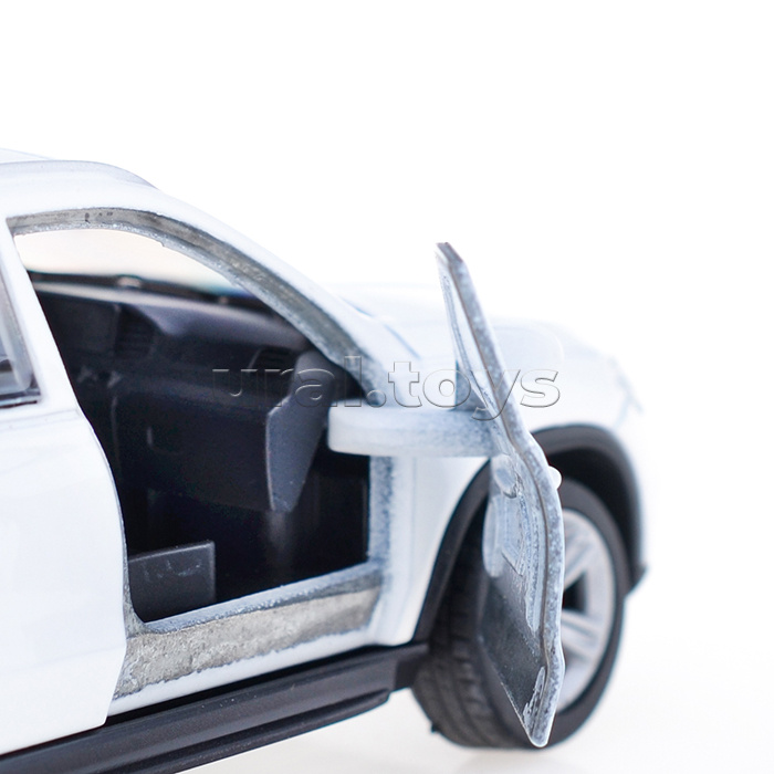 Машина металл. Mercedes-Benz Gle 2018, 12 см, (открыв. двери, багаж, белый) инерц, в коробке