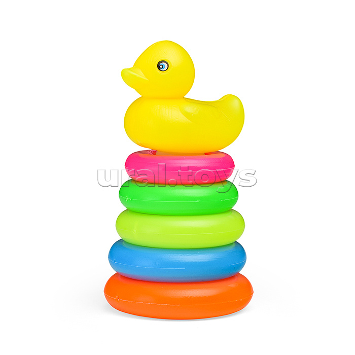 Пирамидка "Утёнок" (5 колечек) в сетке Пирамидка "Утёнок" (5 колечек) в сетке