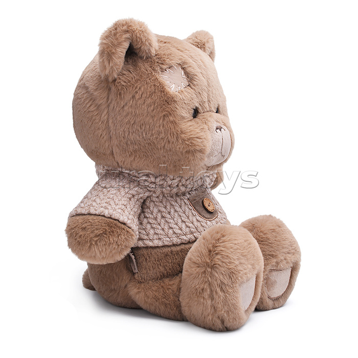 Медведь Отис в свитере, 25см, бурый