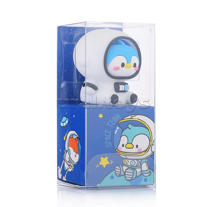 Точилка для карандашей "Space Team" 32x37x28 мм, 1 отверстие, пластиковая с покрытием Soft