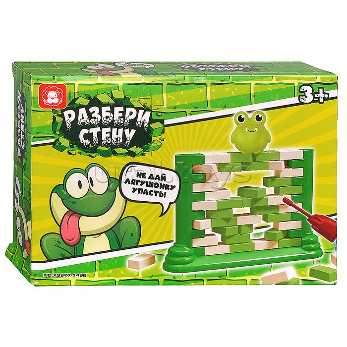 Игра настольная "Разбери стену" в коробке