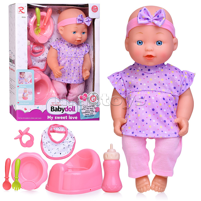 Пупс 6526 " Марина" с аксессуарами, в коробке