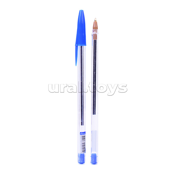 Ручка шариковая "Attomex" d=0,7 мм, прозрачный корпус, сменный стержень, индивидуальная маркировка, синяя Ручка шариковая "Attomex" d=0,7 мм, прозрачный корпус, сменный стержень, индивидуальная маркировка, синяя