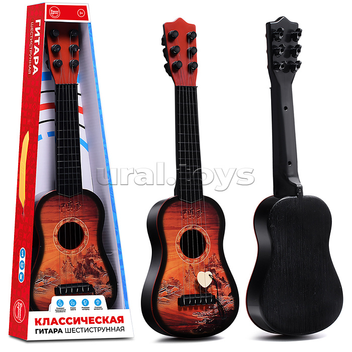 Гитара "Классическая" шестиструнная, в коробке