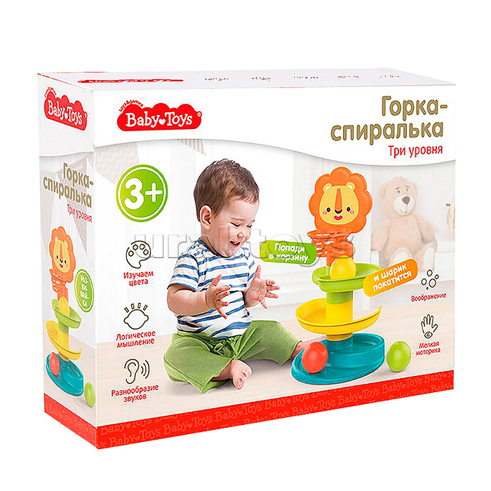 Игрушка "Горка-спиралька. Три уровня" Baby toys