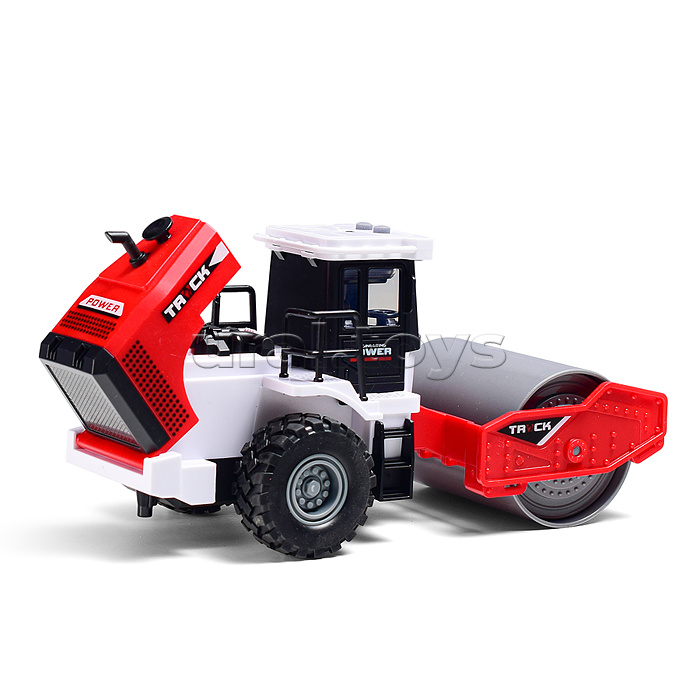 Машина "Каток" 1:43 ( сет,звук)  в коробке