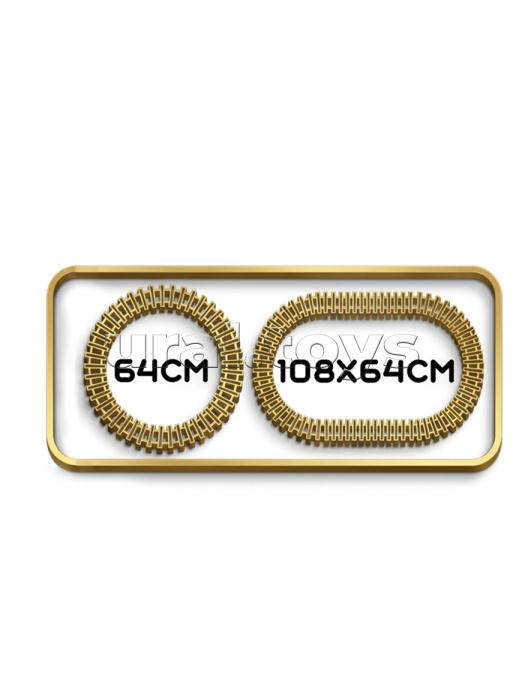 Железная дорога "Новогодний рейс" р/у, 27 MHz, в коробке
