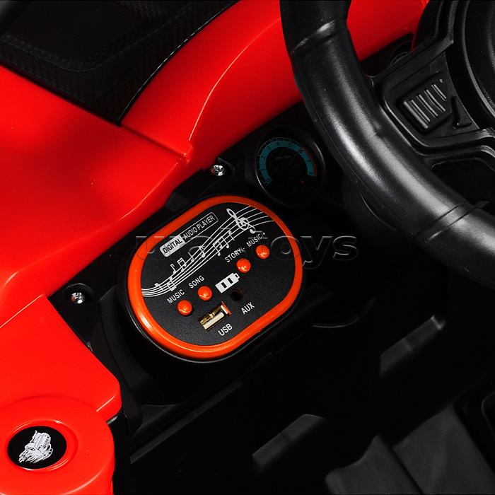 Электромобиль детский "Внедорожник" (цвет красный)