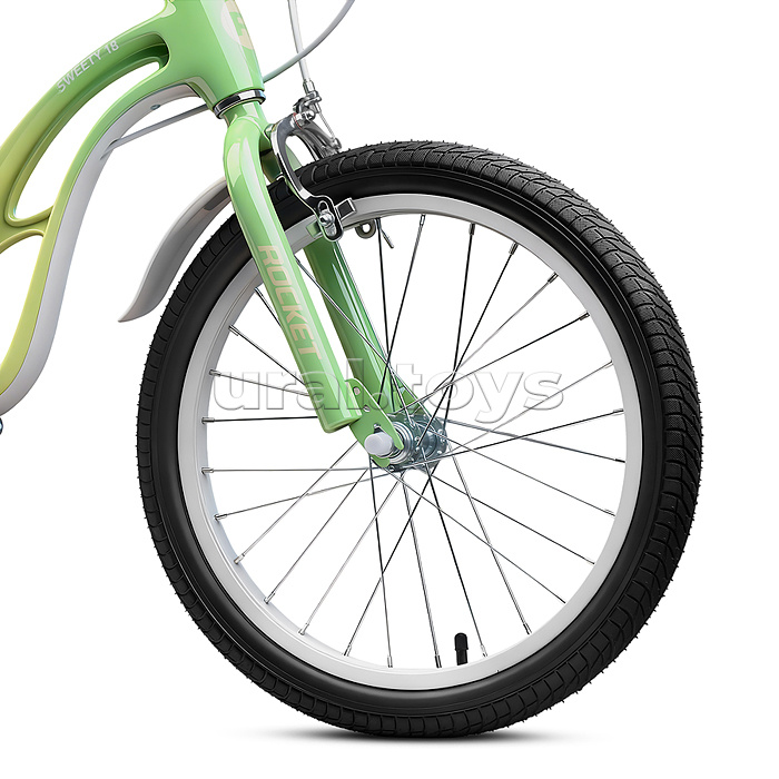 Велосипед 18" Rocket Sweety, цвет салатовый