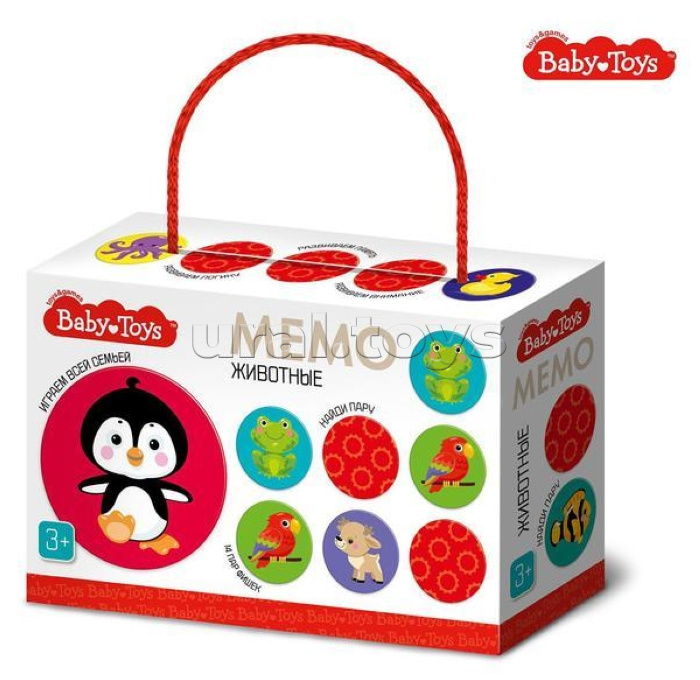 Игра настольная Мемо "Животные" Вaby Toys