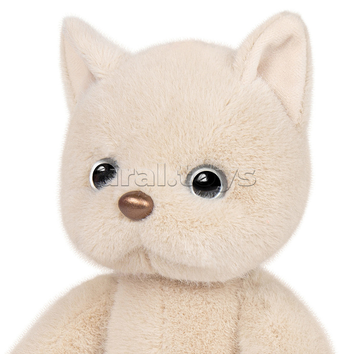 Котик Бежевый, 20 см, в коробке