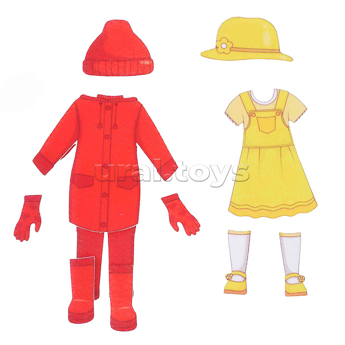 Дашина одежда, фетр