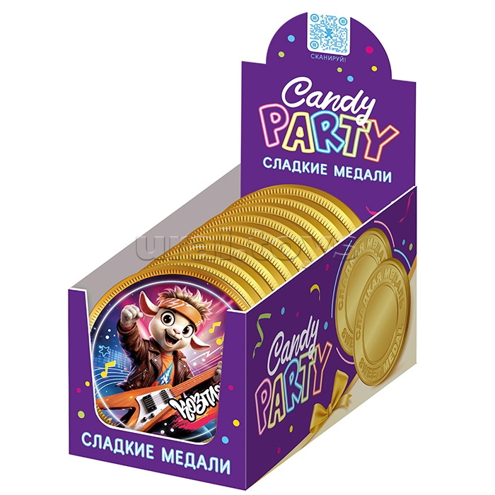 Сладкие медали, Козплей Candy Party 24шт, 25г.