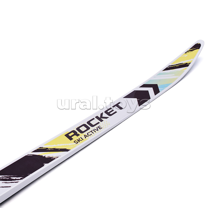 Комплект лыжный подростковый ROCKET SKI AKTIV, лыжи 140 см, палки 105 см