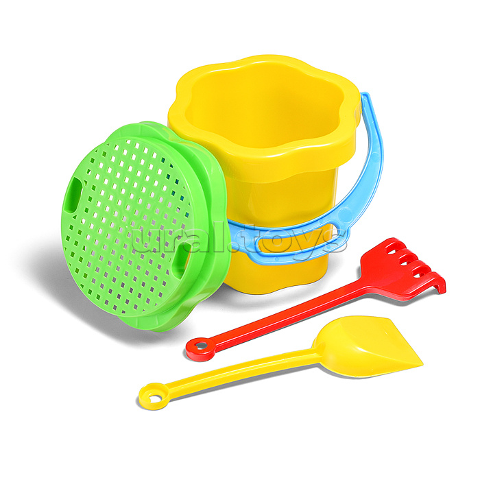 Песочный набор № 143  Грузовик самосвал с песочным набором №101