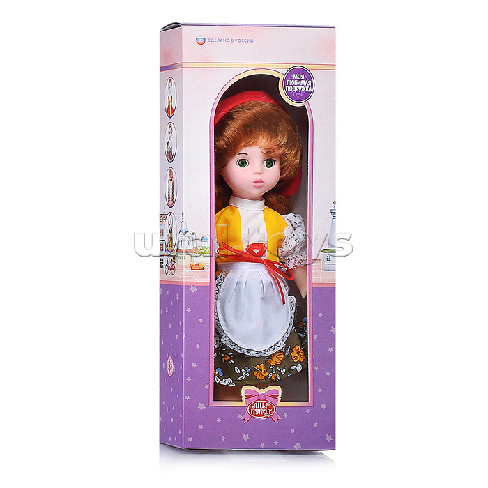 Кукла Красная шапочка 35 см в коробке
