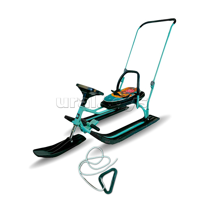 Игрушка Снегокат детский 140 "Go Go" разборный классический c П-образным толкателем (Лакомка)