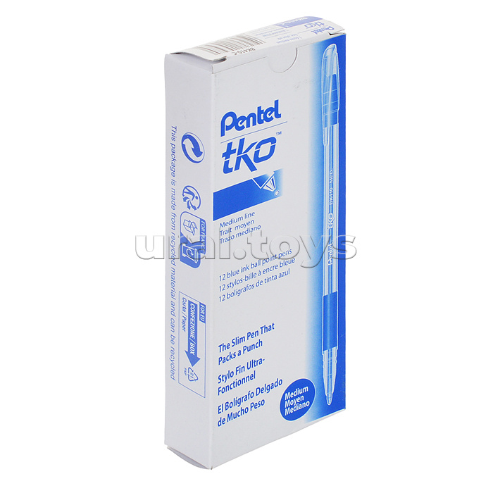 Ручка шариковая Tko d 1 мм., цвет чернил: синий