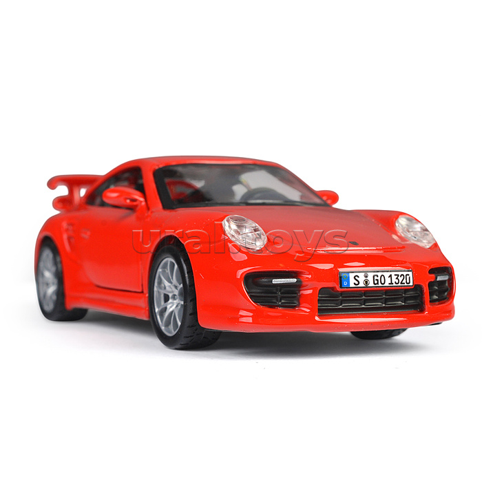 Машинка die-cast Porsche 911 GT2, 1:32, красная