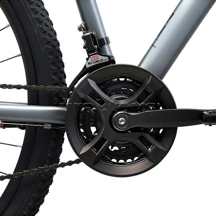 Велосипед 29" Rocket Crater 29, цвет серый/белый, размер 19"