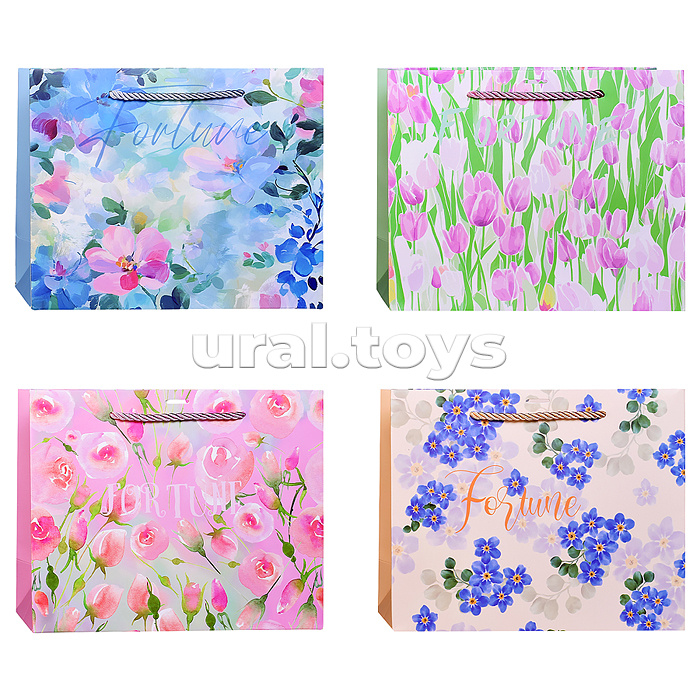 Пакет подарочный "Весеннее настроение" 24,5*29,5*9,5см.