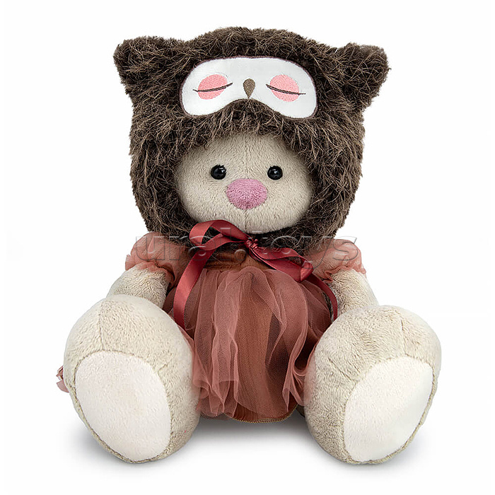 Зайка Ми в шапке "Сова" (большой)