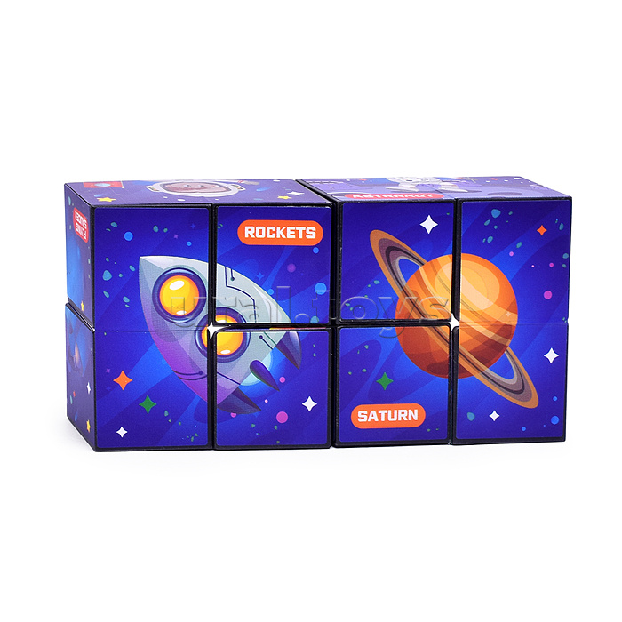 Головоломка "Магический куб" 3 в 1 в коробке