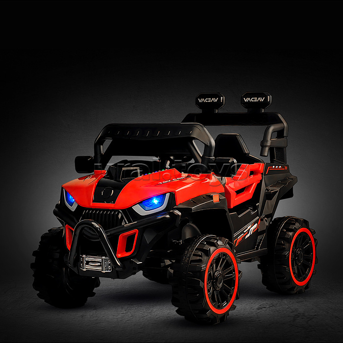 Электромобиль "Багги" с р/у управлением, четырехколесный (красный)