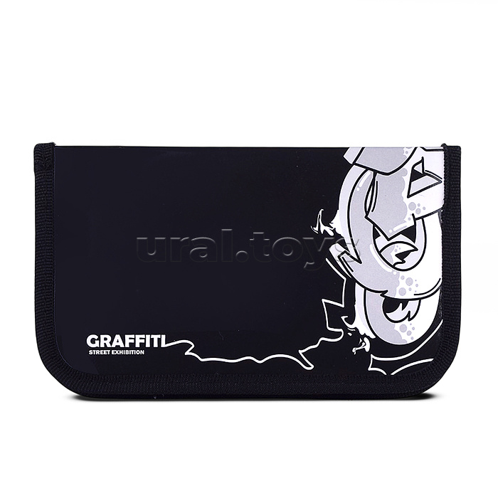 Пенал 1-секц, большой "Стрит Арт" 190х115, ламинированный картон