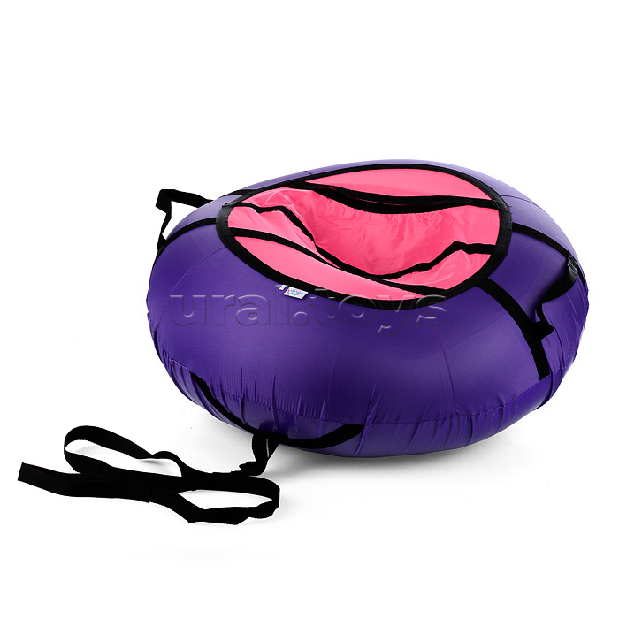 Санки-ватрушка, серия "Эконом", 85см. фиолетовый-розовый яркий