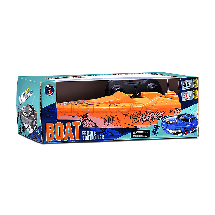 Катер "Акула" р/у, 27MHz, в коробке