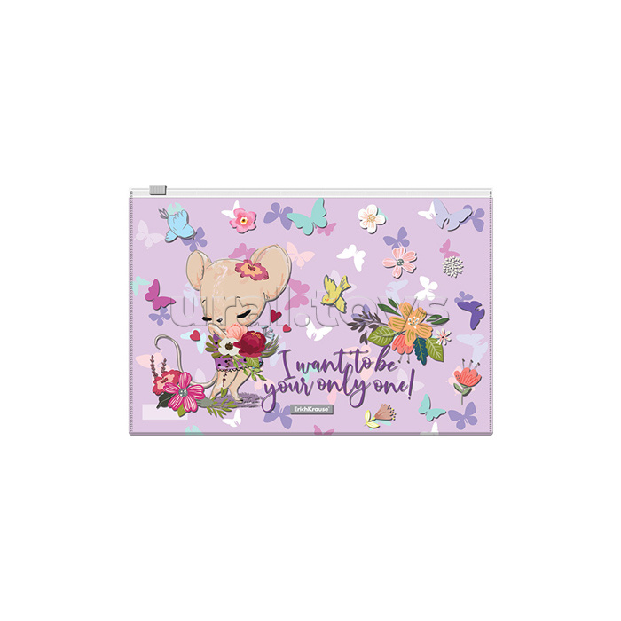 Zip-пакет пластиковый Cute Animals, B5, ассорти (в пакете по 12 шт.) Zip-пакет пластиковый Cute Animals, B5, ассорти (в пакете по 12 шт.)