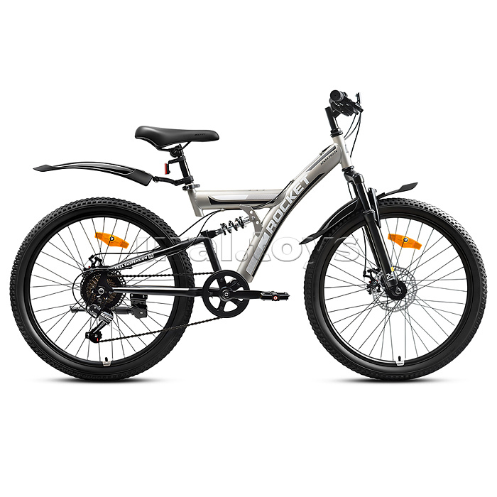 Велосипед 24" Rocket Azkar Pro, цвет серый, размер 15"